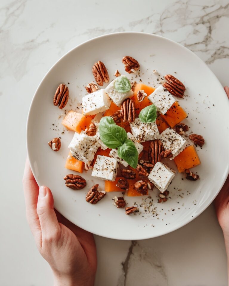 Maple Walnut Goat Cheese Roasted Sweet Potatoes Recipe