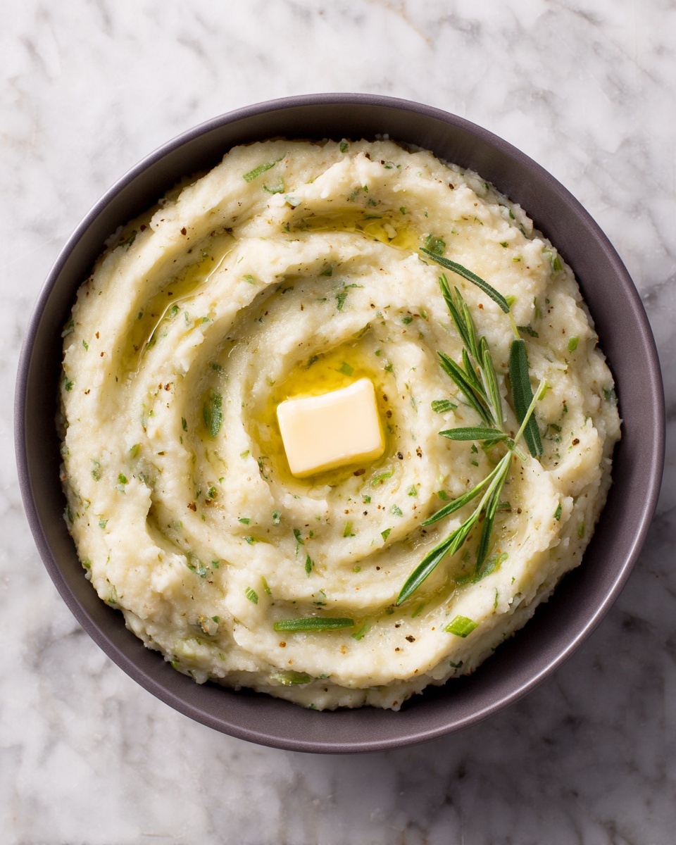 Crockpot Mashed Potatoes with Fresh Herbs and Cream Cheese Recipe - Recipe Image
