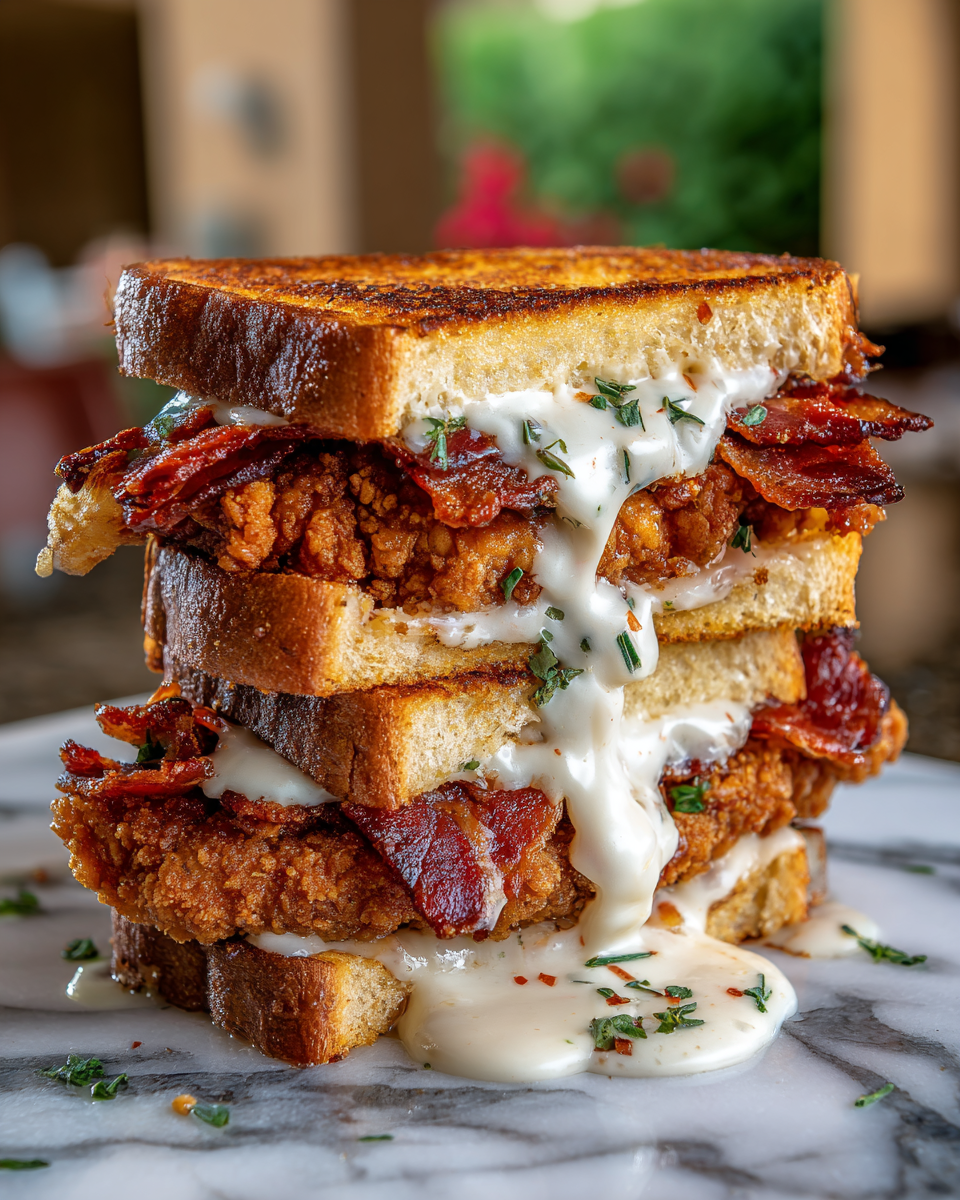 Grilled Chicken Cordon Bleu Sandwich Recipe - Recipe Image