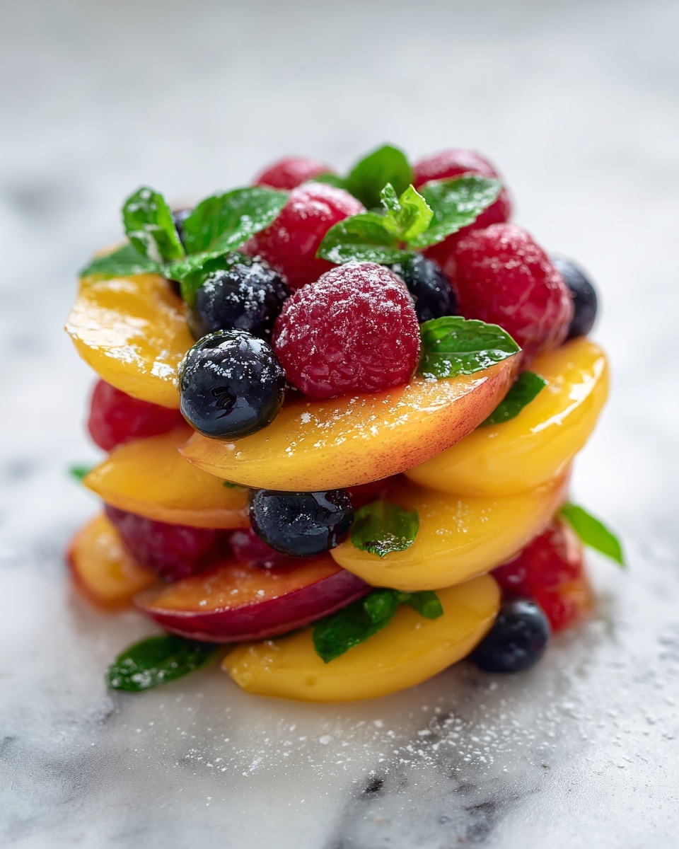 Spinach & Fruit Salad with Honey Lemon Dressing Recipe - Recipe Image