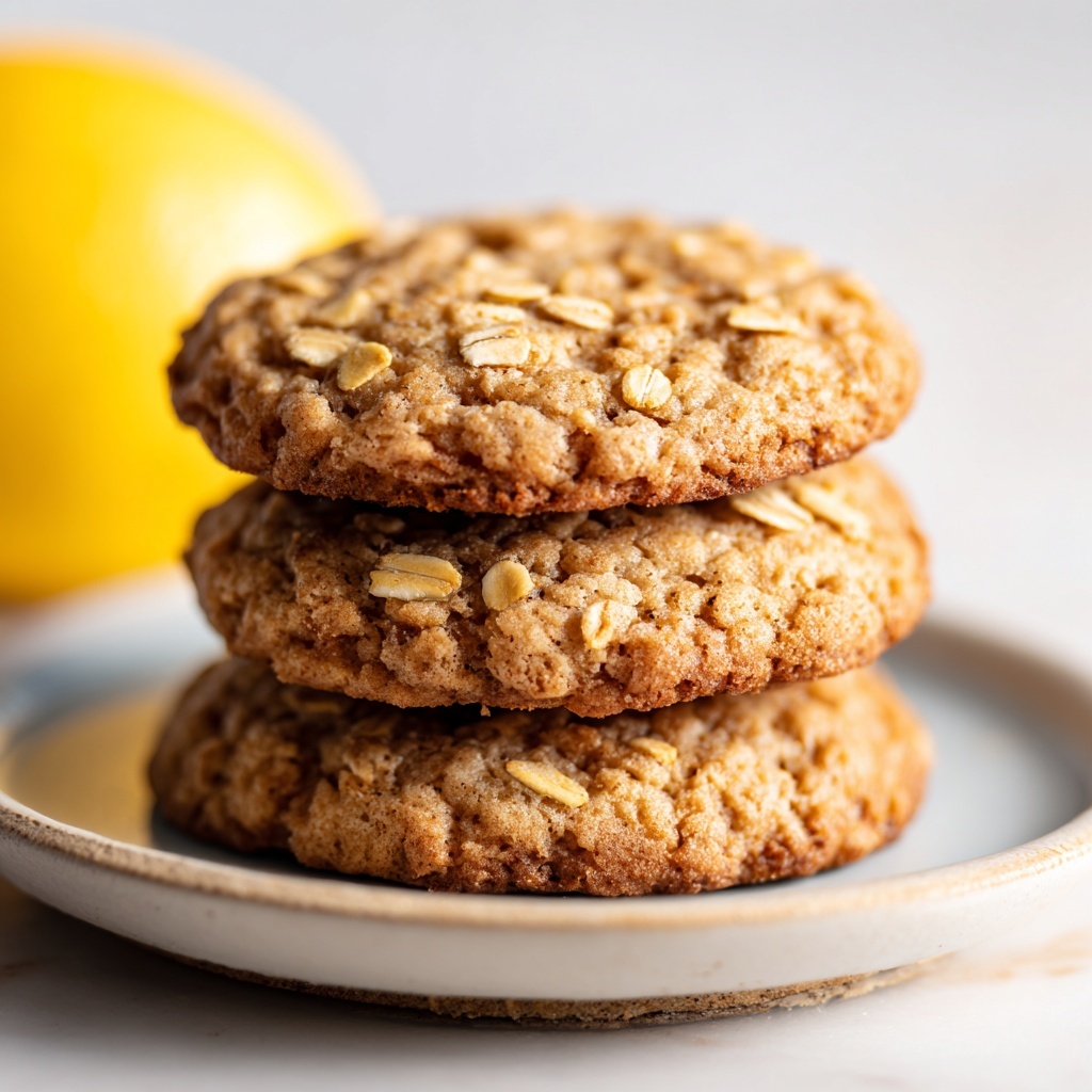 Lemon Oatmeal No-Bake Cookies Recipe - Recipe Image
