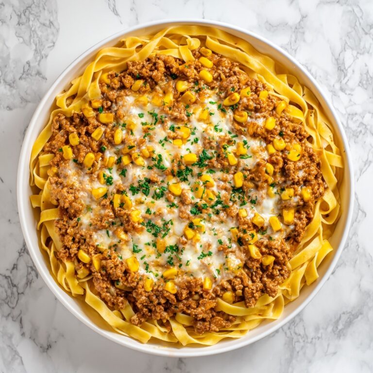 Garlic Butter Ranch Beef and Roasted Corn Bowtie Casserole Recipe