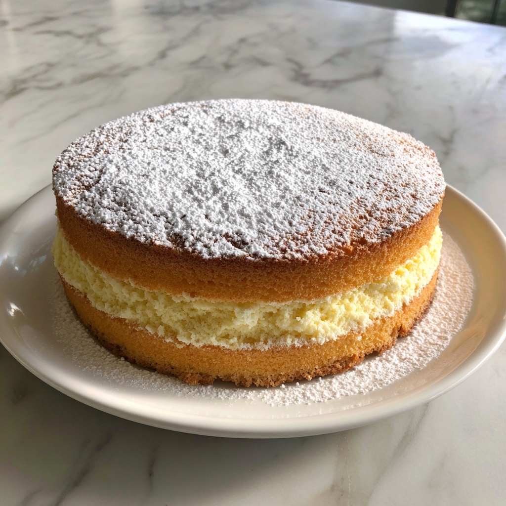 Vanilla Sponge Cake Recipe - Recipe Image