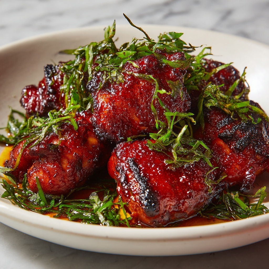 Garlic Miso Chicken Thighs (Air Fryer) Recipe - Recipe Image