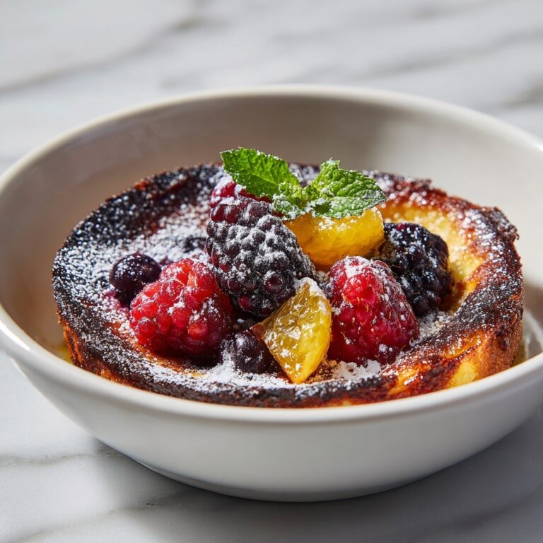 Wild Berry Bread Pudding with Orange Sauce Recipe