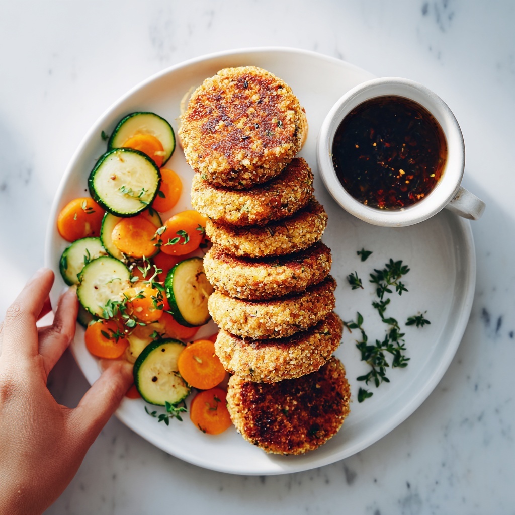 Crispy Tofu and Veggie Patties Recipe - Recipe Image