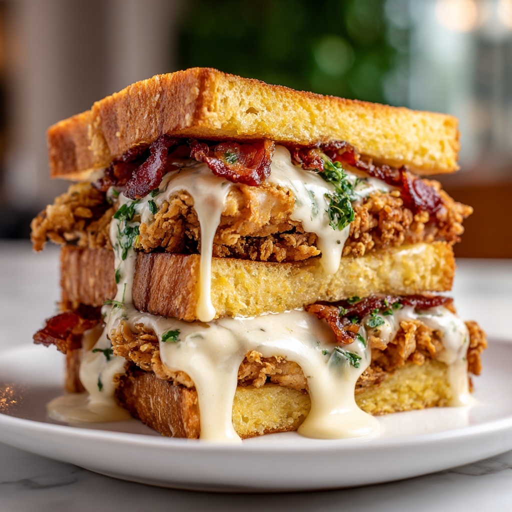 Grilled Chicken Cordon Bleu Sandwich Recipe - Recipe Image