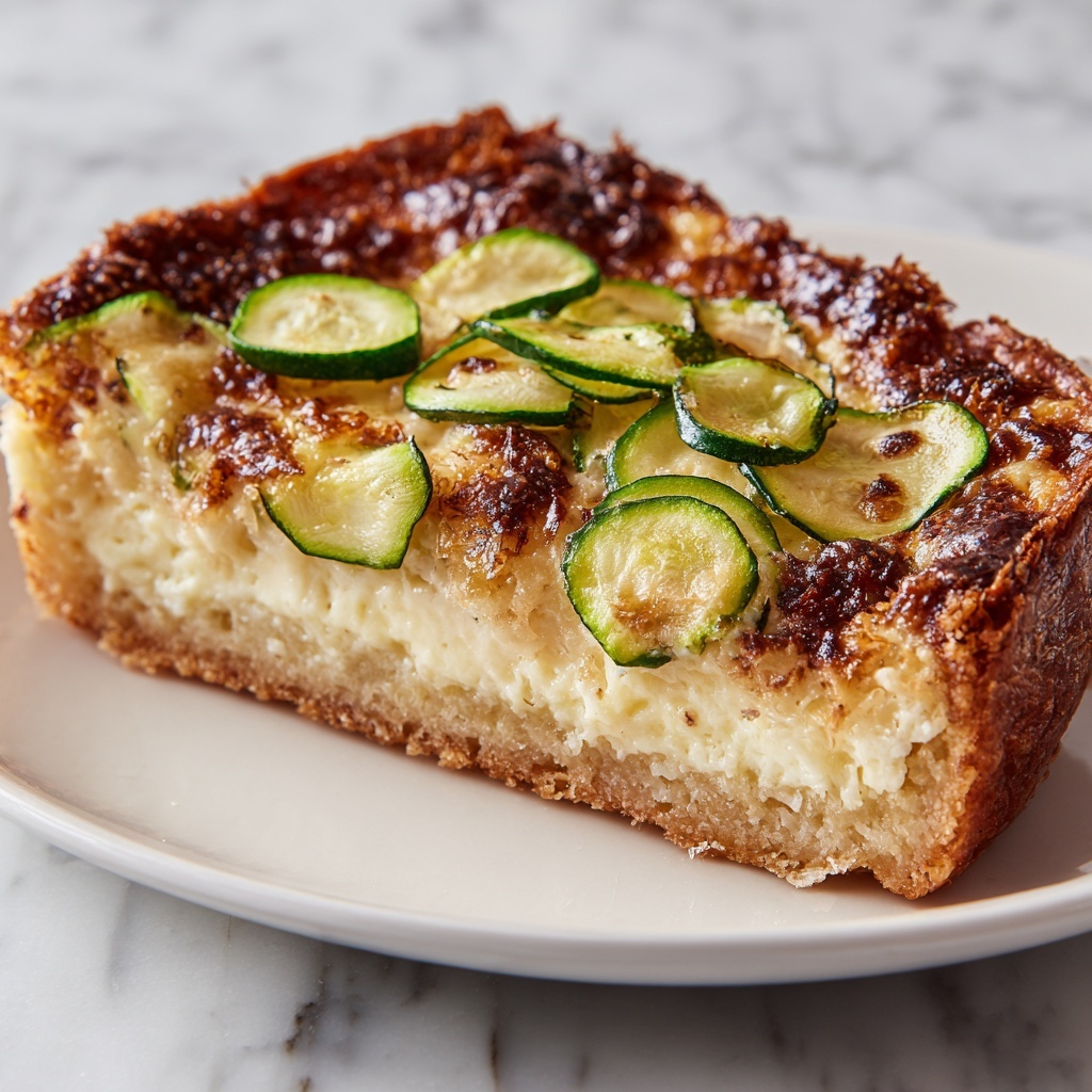 Scarpaccia (Italian Zucchini Tart) Recipe - Recipe Image