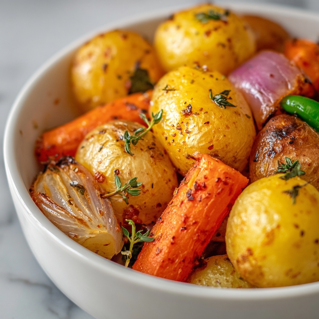 Garlic Herb Roasted Veggies Recipe - Recipe Image