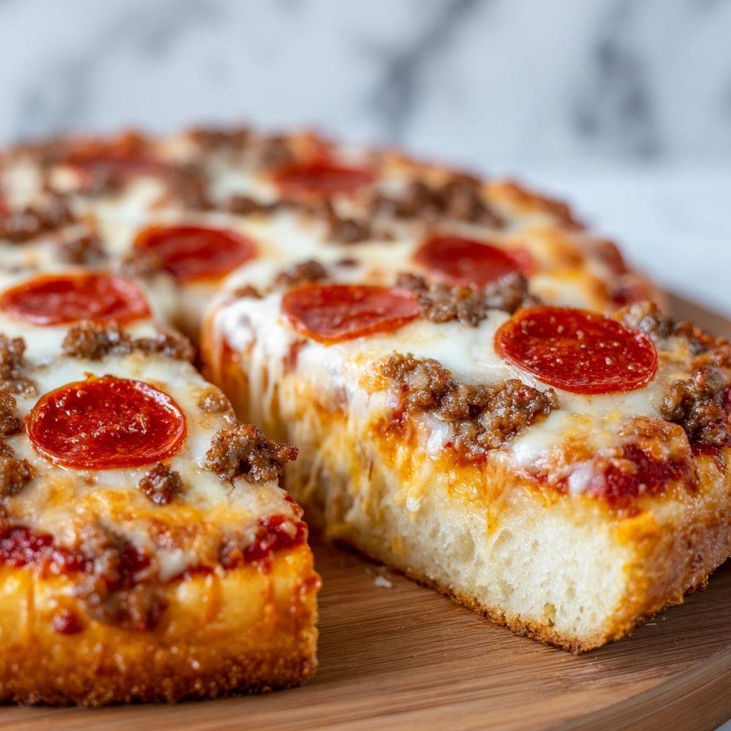 Pizza Burger Pie Recipe - Recipe Image