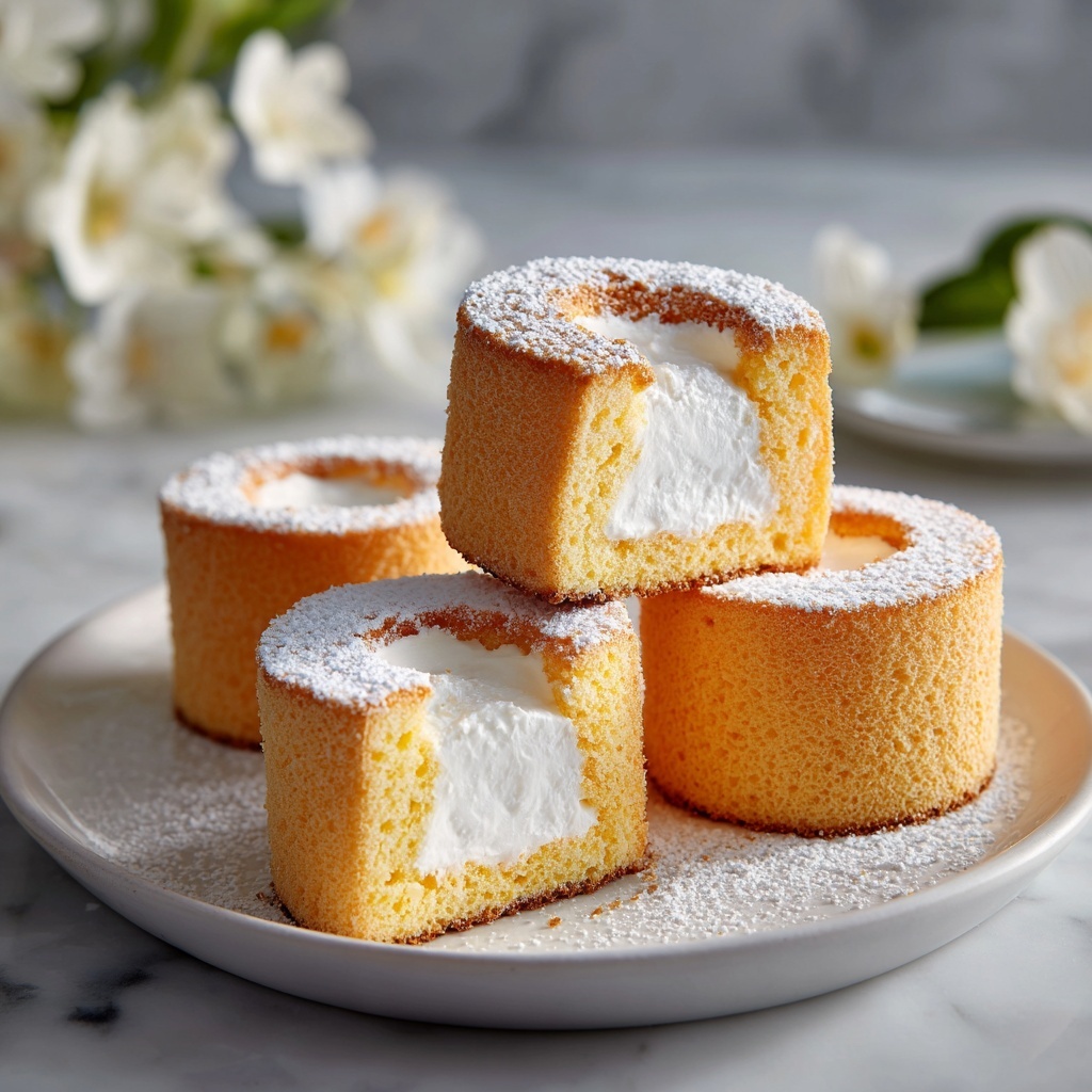 Homemade Twinkies Vanilla Cakes Recipe - Recipe Image