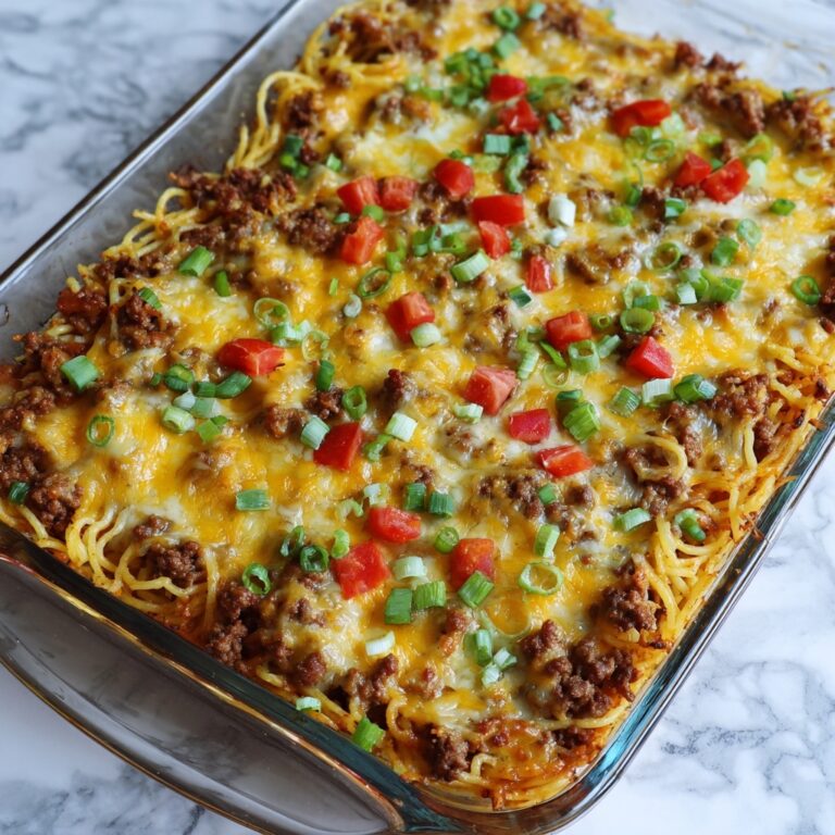 Taco Spaghetti Casserole Recipe