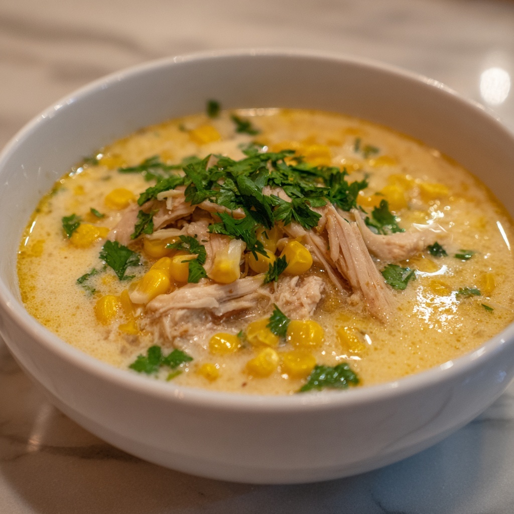 Chicken and Sweet Corn Soup Recipe - Recipe Image