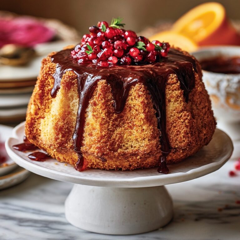 Cranberry Orange Bundt Cake Recipe