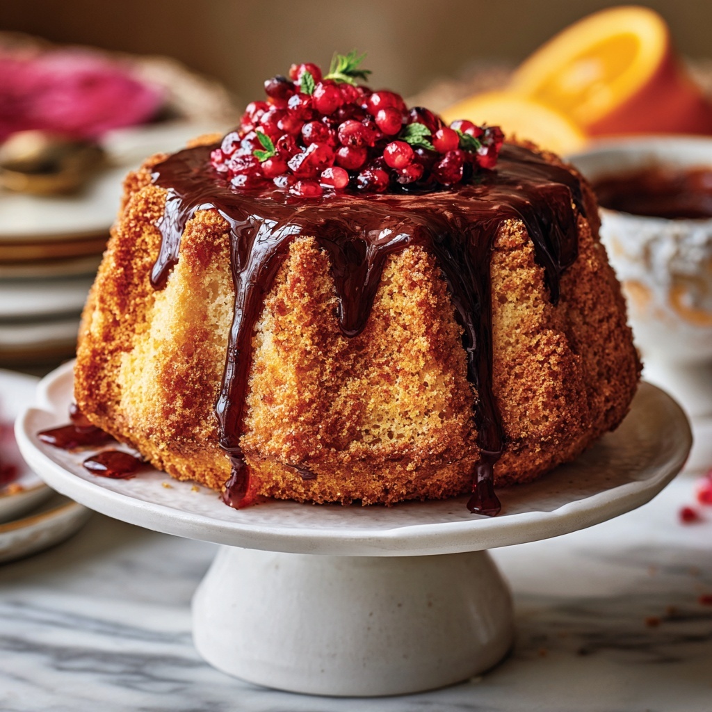 Cranberry Orange Bundt Cake Recipe - Recipe Image