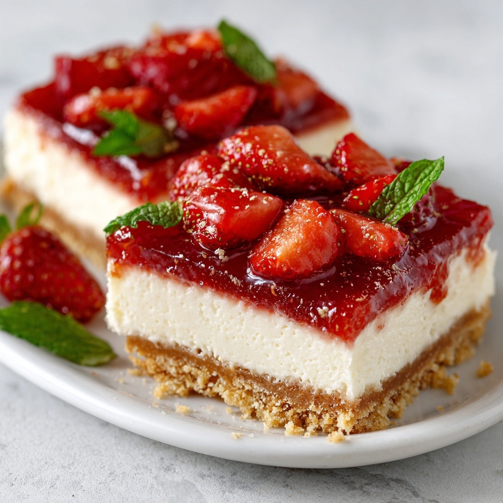 Rhubarb & Strawberry Cheesecake Recipe - Recipe Image