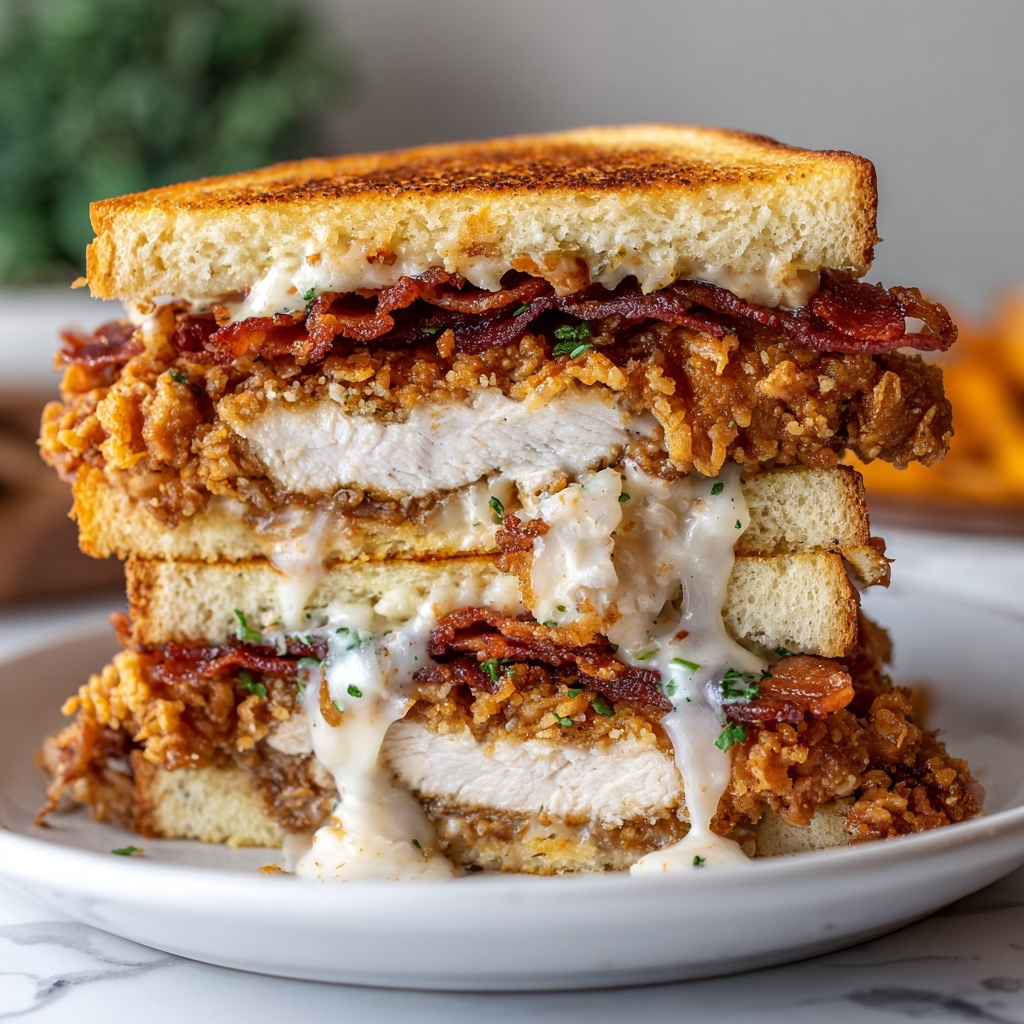 Grilled Chicken Cordon Bleu Sandwich Recipe - Recipe Image