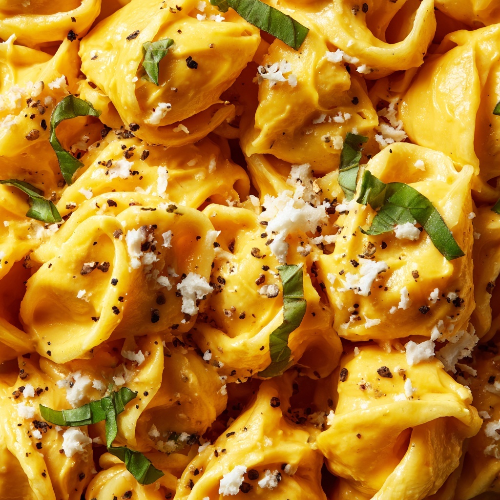 Roasted Red Pepper Pasta with Herbed Goat Cheese and Spinach Recipe - Recipe Image