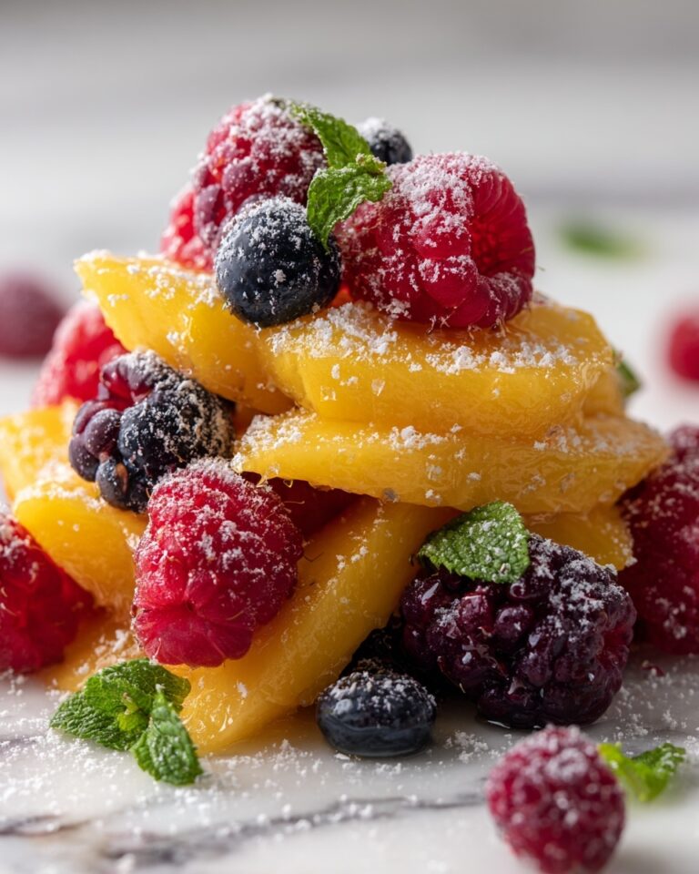 Spinach & Fruit Salad with Honey Lemon Dressing Recipe