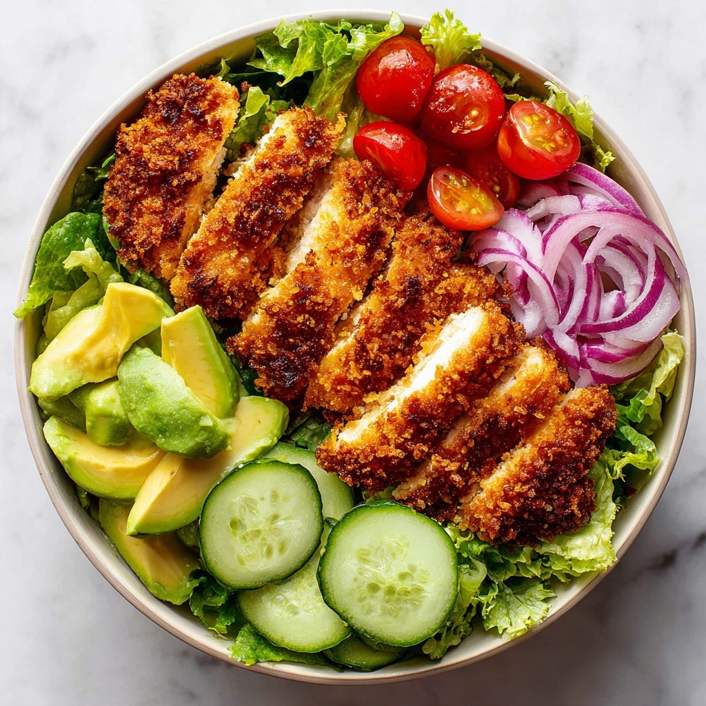 Honey Mustard Crispy Chicken Salad Recipe - Recipe Image
