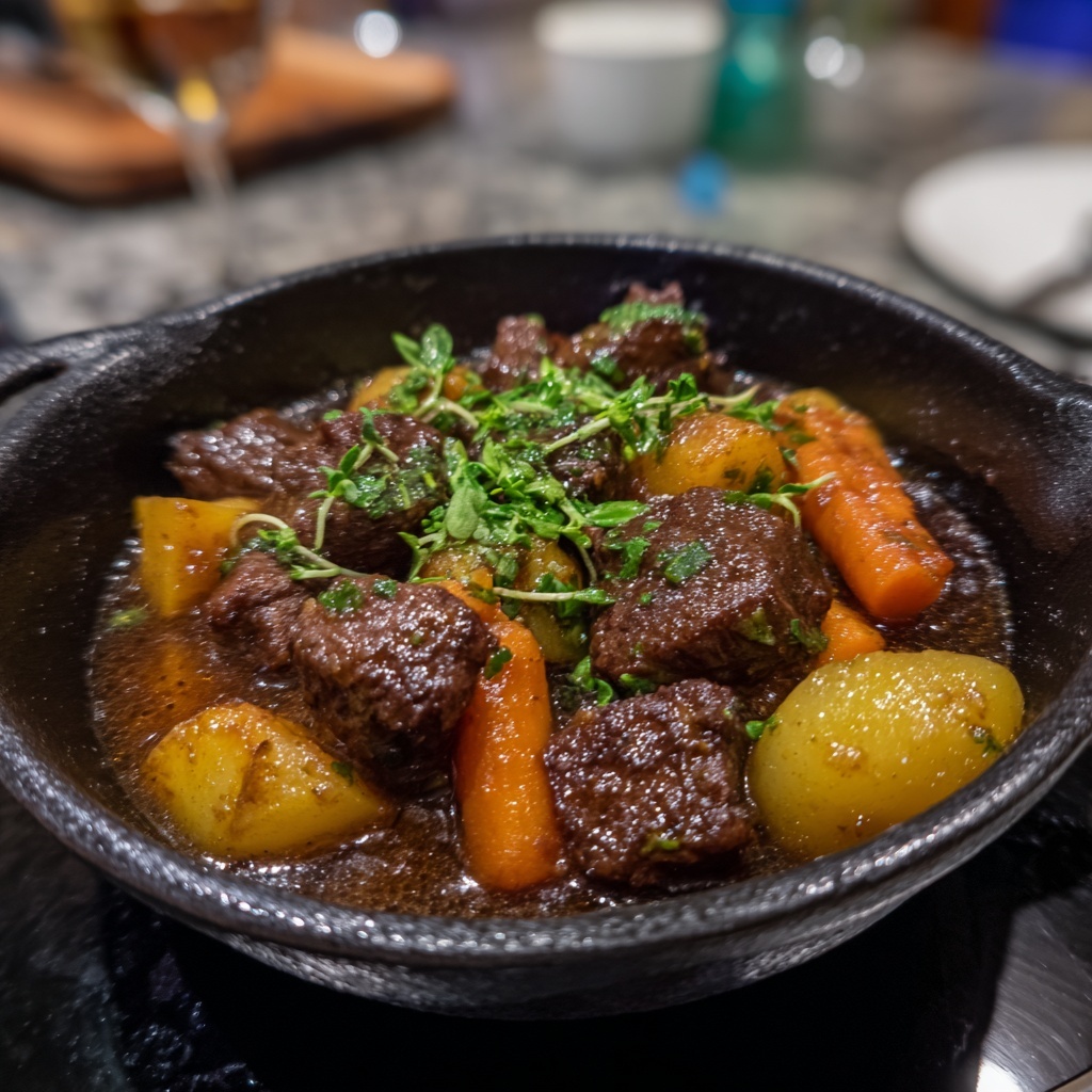 French Beef Bourguignon Recipe - Recipe Image