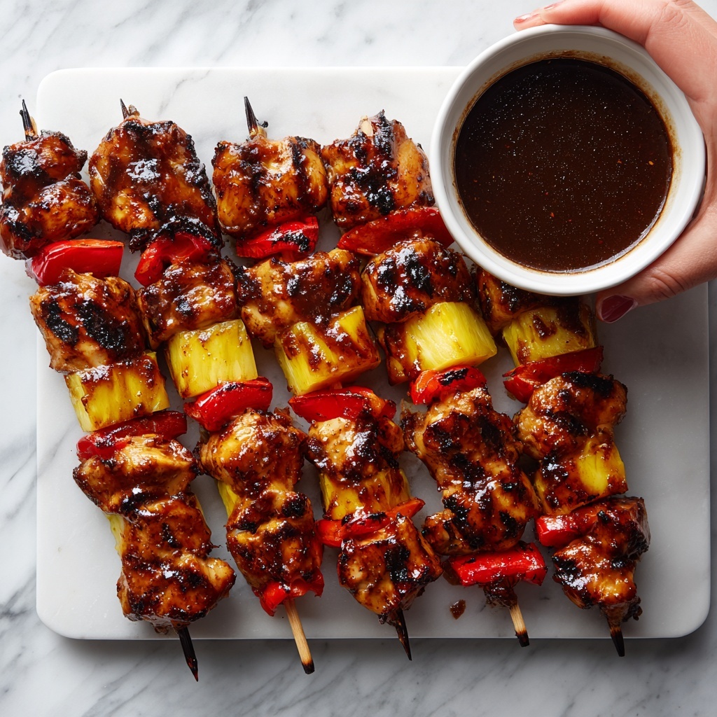 BBQ Pineapple Chicken Kabobs Recipe - Recipe Image