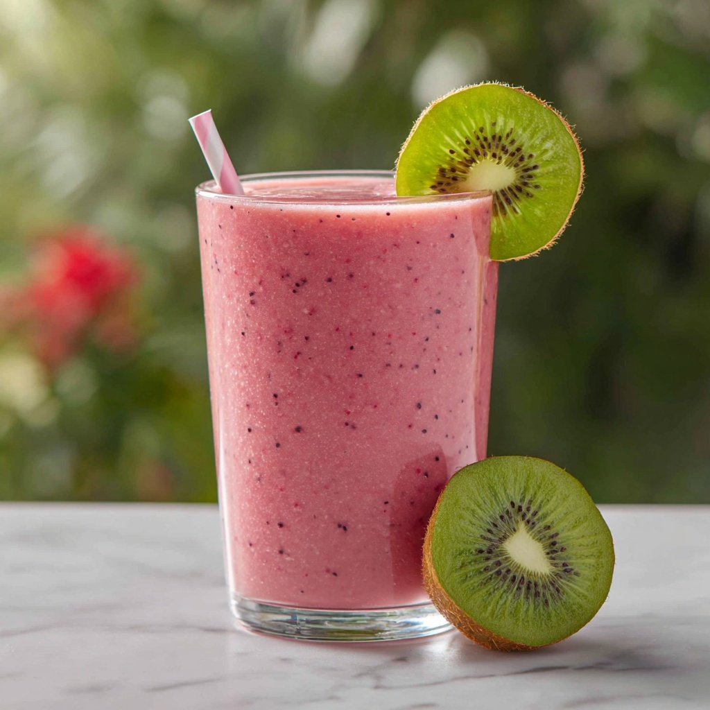 Kiwi Strawberry Smoothie Recipe - Recipe Image