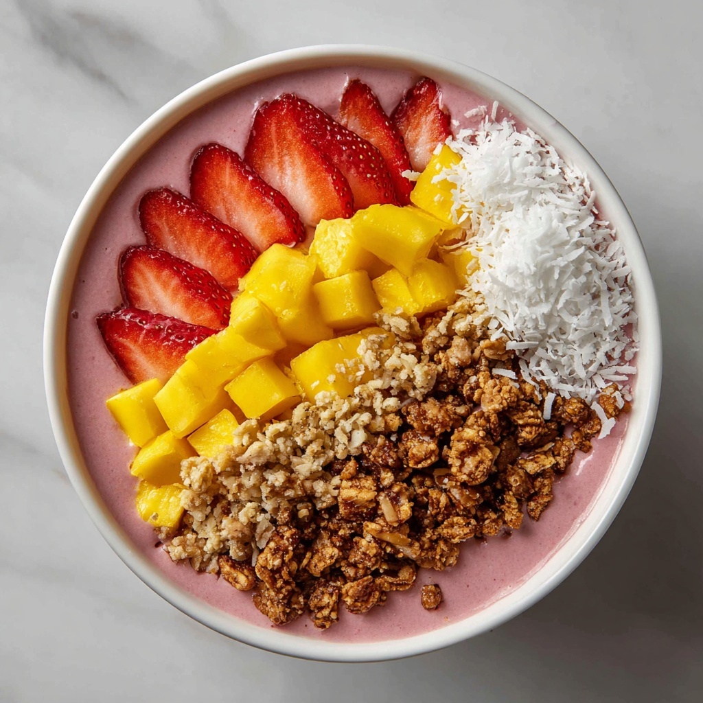Strawberry Smoothie Bowl Recipe - Recipe Image