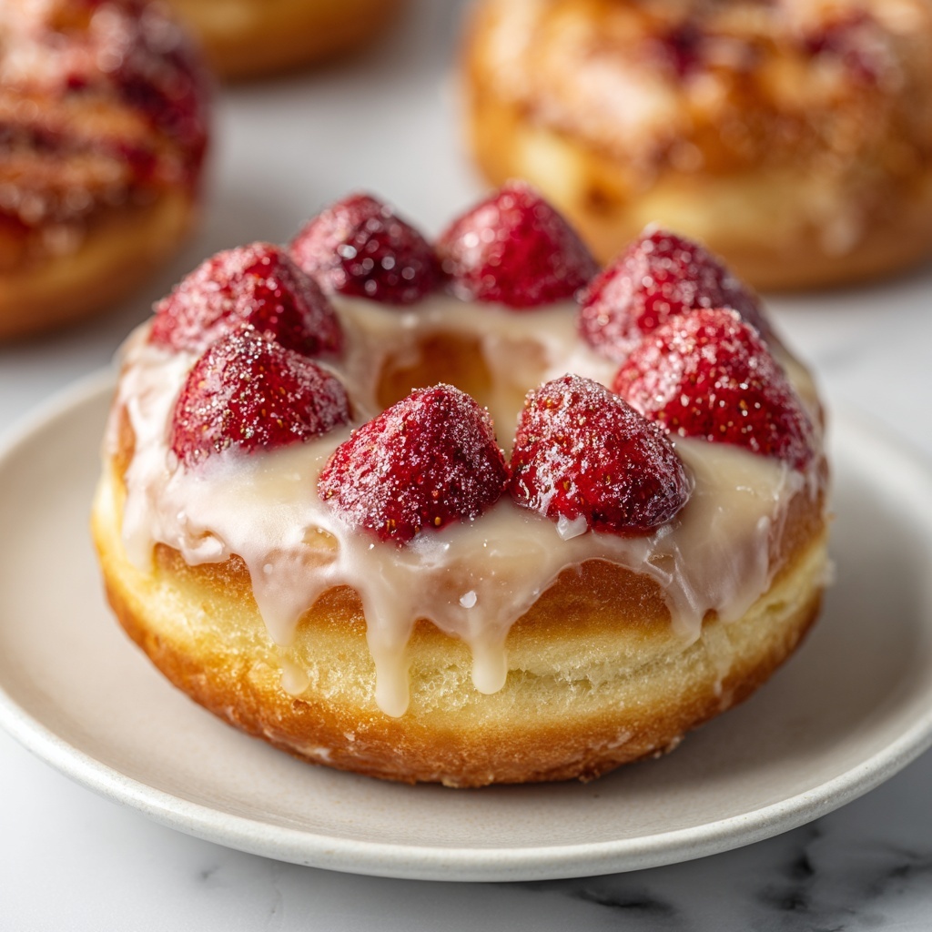 Strawberry Vanilla Bean Cronut Recipe - Recipe Image
