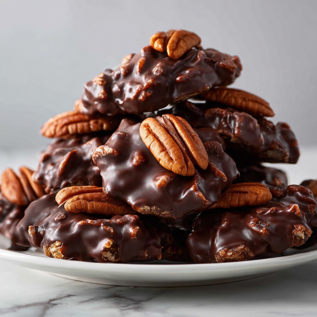 Chocolate Pecan Turtle Clusters Recipe - Recipe Image