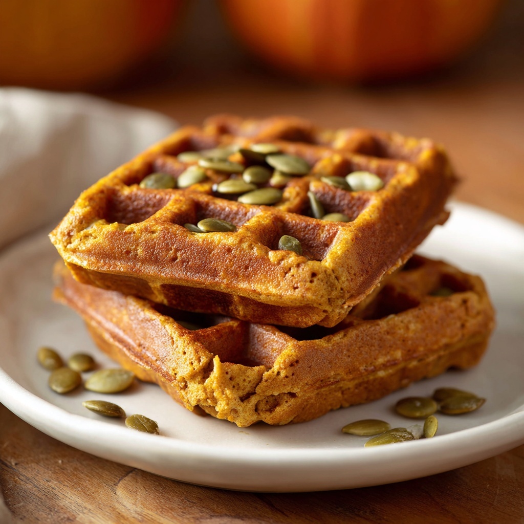 Pumpkin Waffles Recipe - Recipe Image