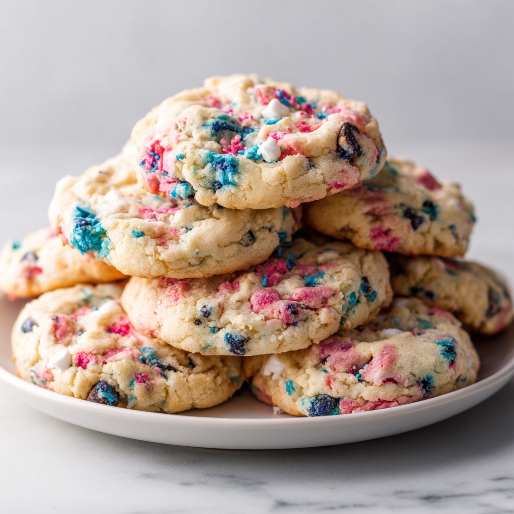 Pastel Easter M&M Chocolate Chip Cookies Recipe - Recipe Image