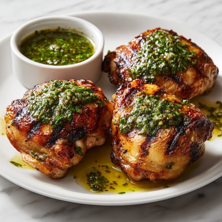 Chimichurri Chicken Thighs Recipe