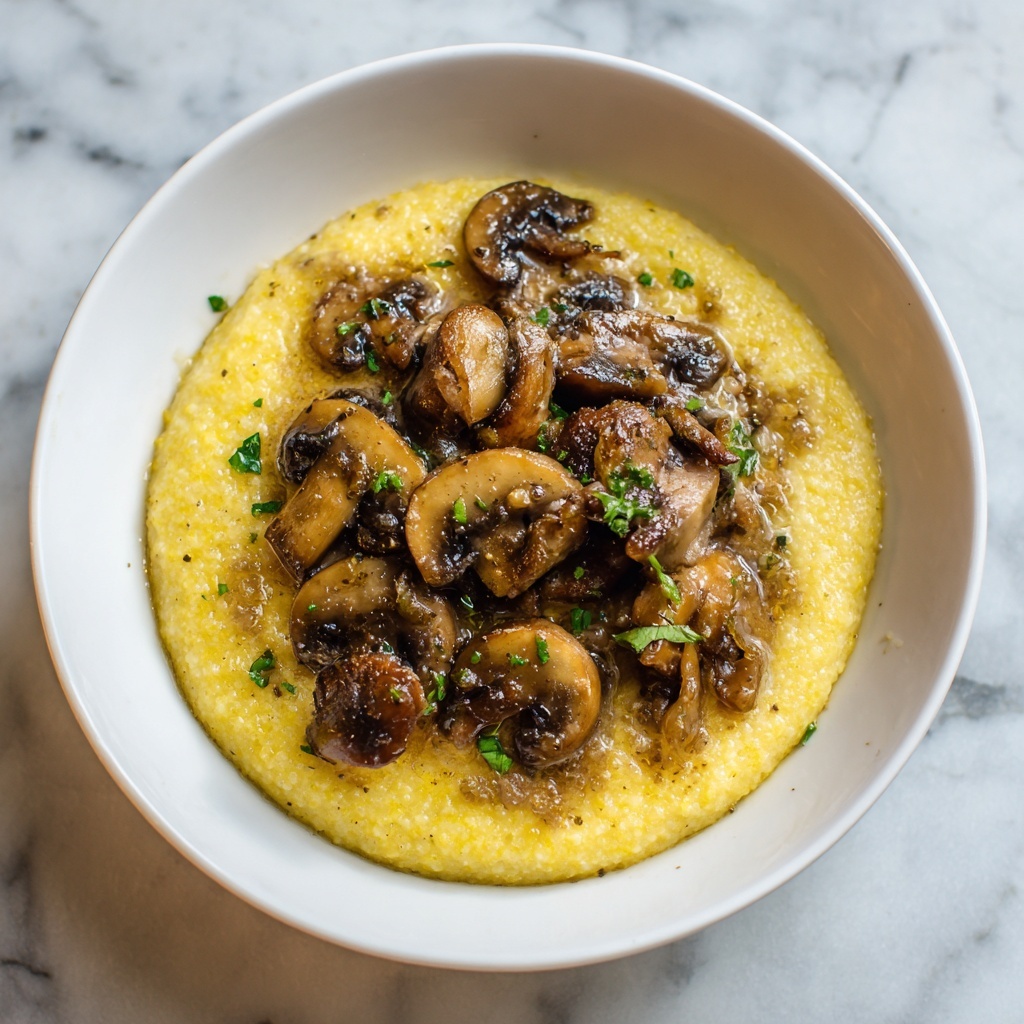 Creamy Polenta with Mushrooms Recipe - Recipe Image