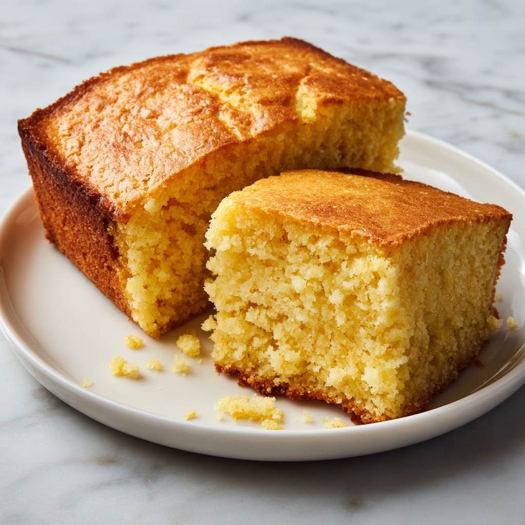 Easy Amish Sour Cream Cornbread Recipe - Recipe Image