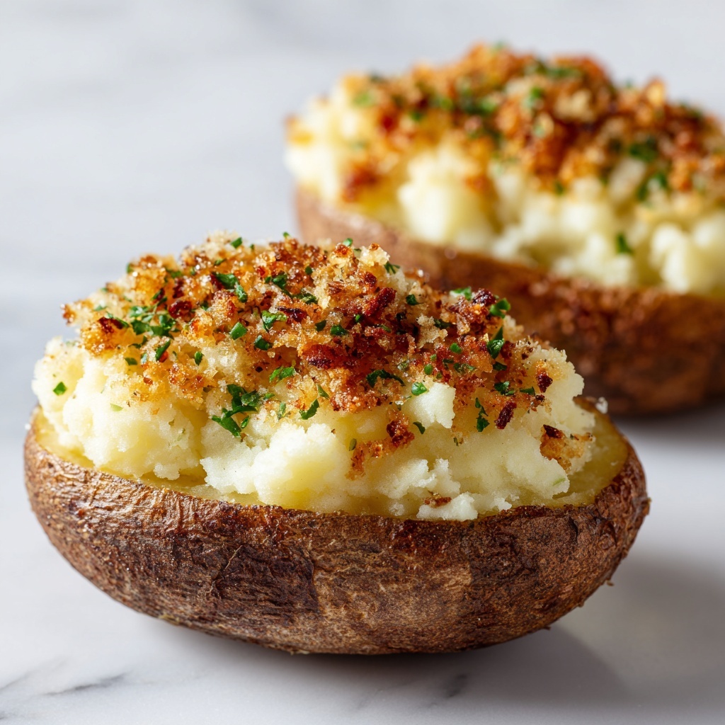 French Onion Twice Baked Potatoes Recipe - Recipe Image