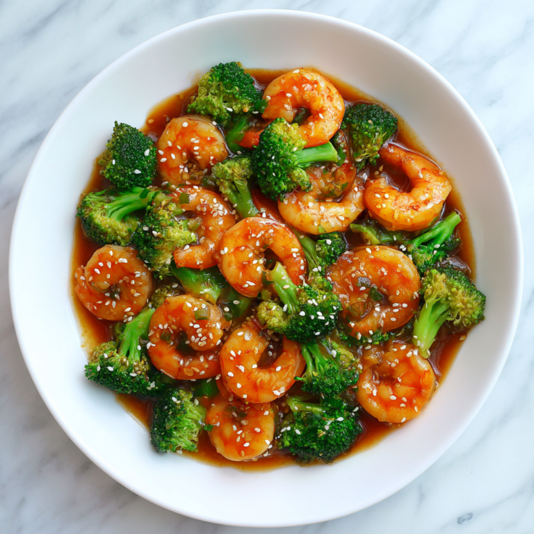 Honey Garlic Shrimp, Sausage & Broccoli Recipe