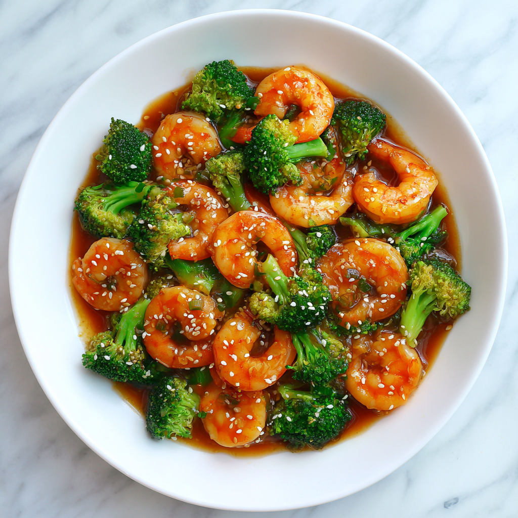 Honey Garlic Shrimp, Sausage & Broccoli Recipe - Recipe Image