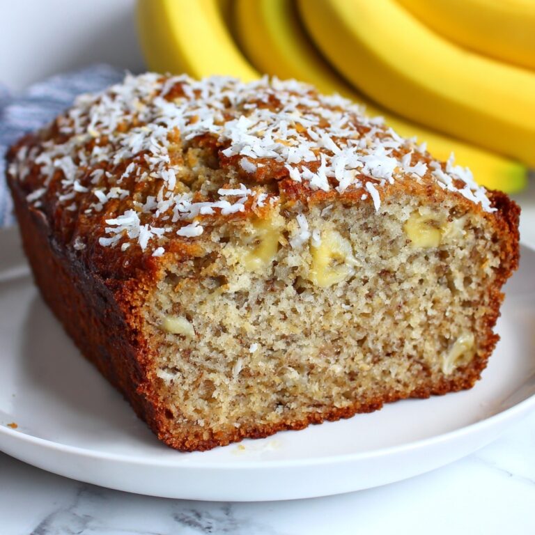 Hawaiian Banana Bread with Pineapple & Coconut Recipe