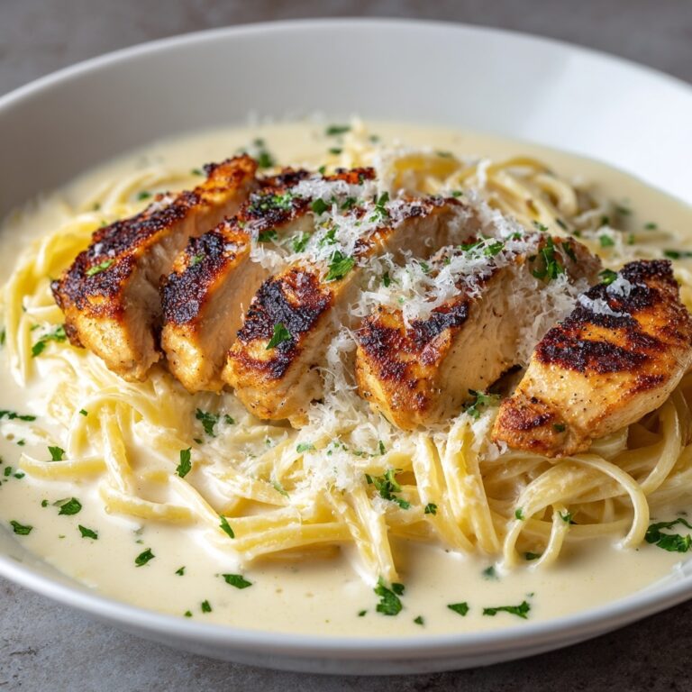 Italian Chicken with Sun-Dried Tomato Cream Sauce over Linguine Recipe