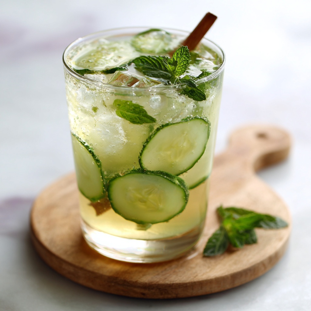 Cucumber Gin Fizz Pops Recipe - Recipe Image