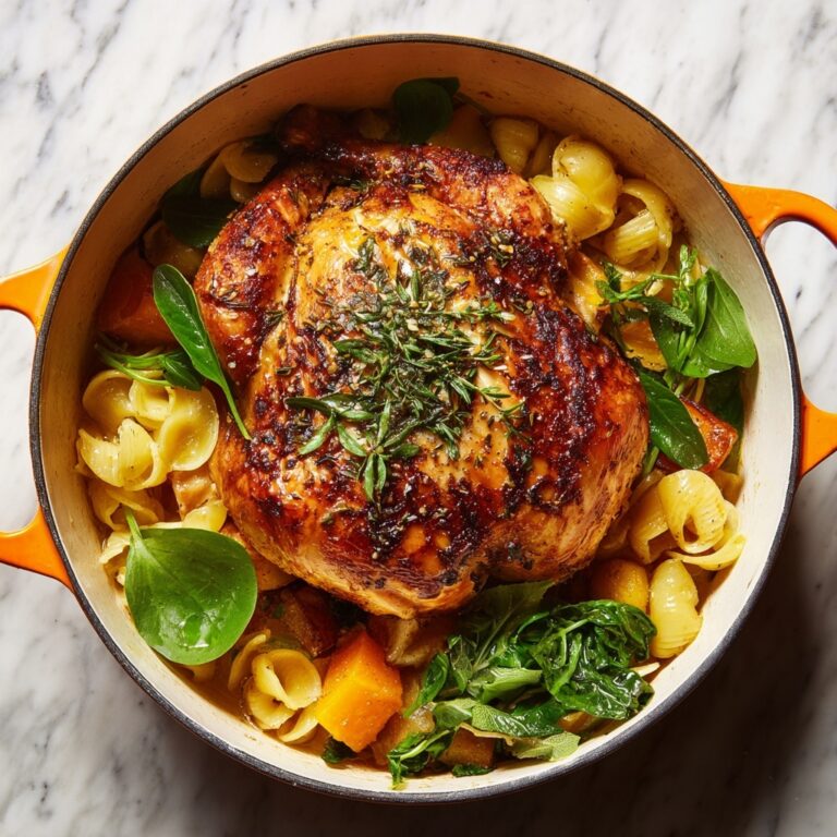 Chicken In A Pot with Lemon and Orzo Recipe