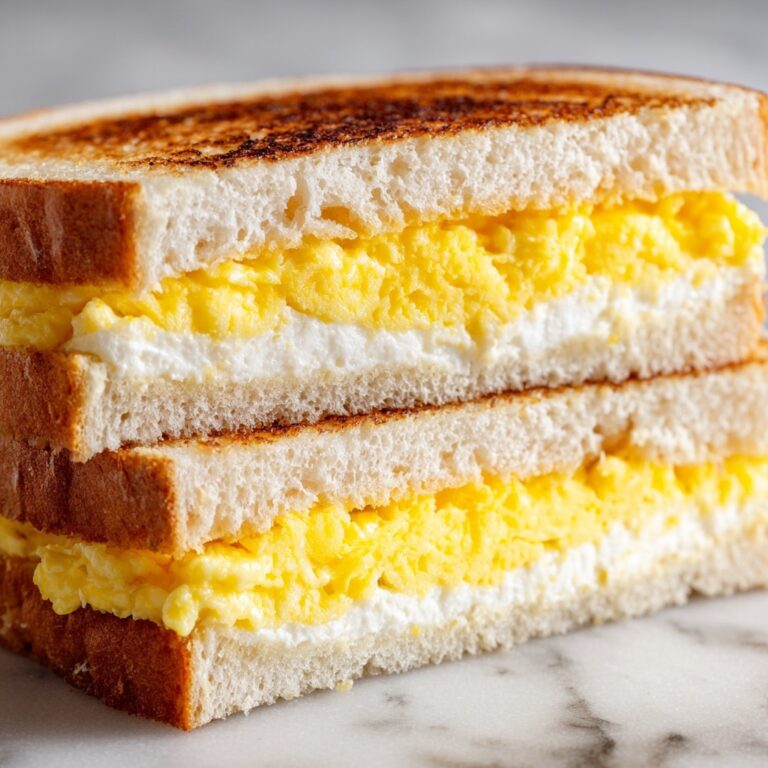Scrambled Egg Grilled Cheese Sandwich Recipe