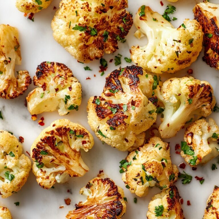 Garlic-Parmesan Roasted Cauliflower Recipe