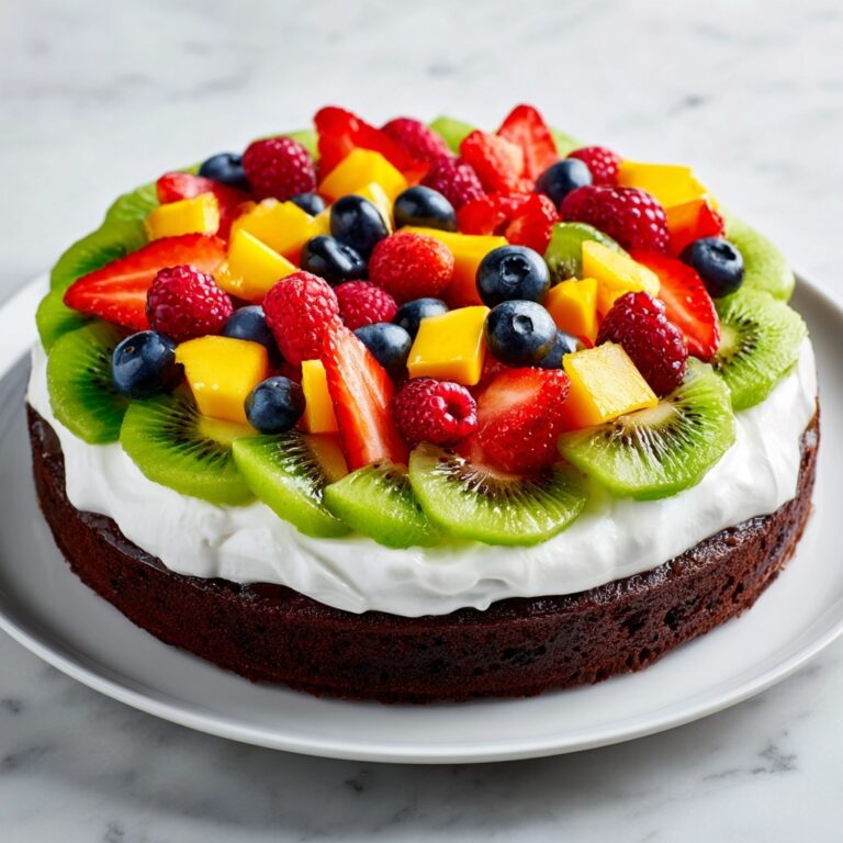 Brownie Fruit Pizza Recipe