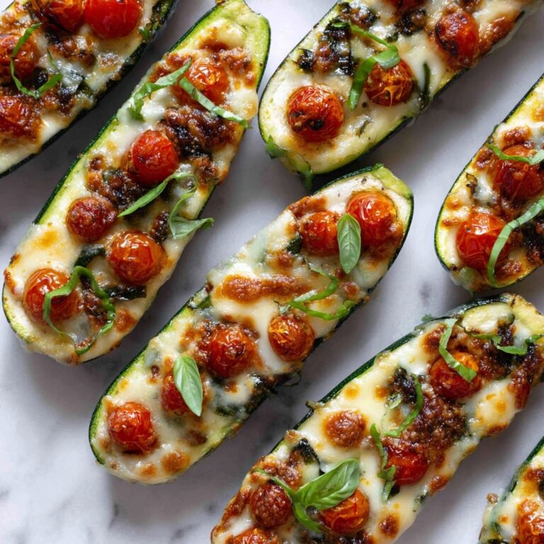 Zucchini Pizza Boats Recipe