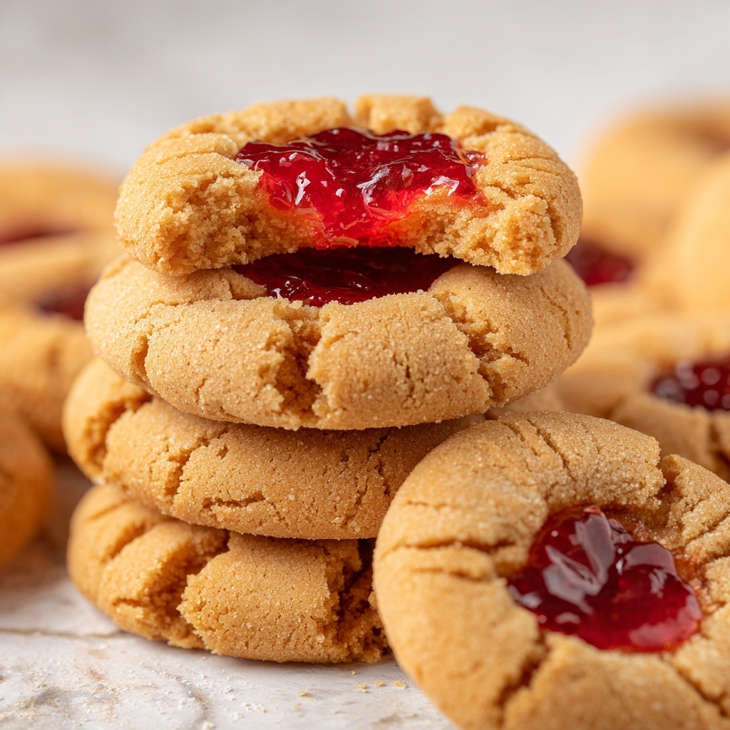Peanut Butter and Jelly Cookies Recipe - Recipe Image