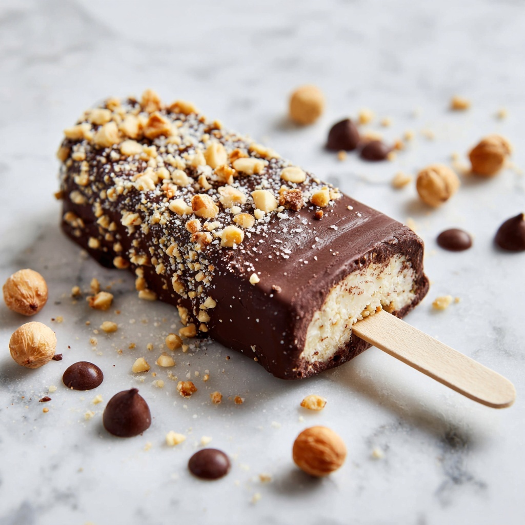 Chocolate Ice Cream Bars Recipe - Recipe Image