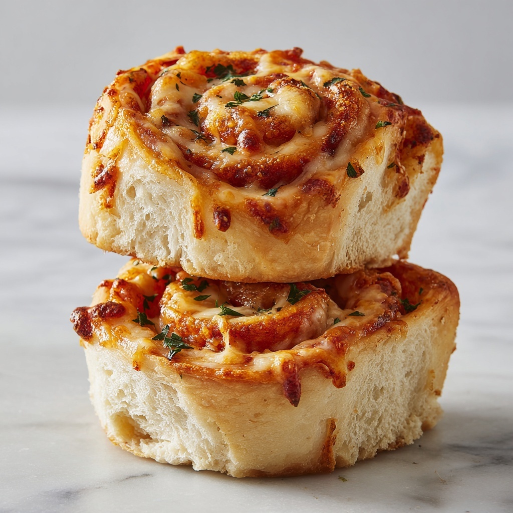 Cheesy Supreme Pizza Rolls Recipe - Recipe Image