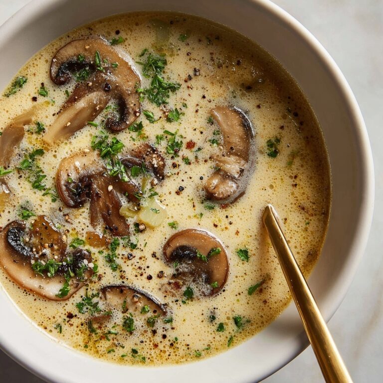 Easy Cream of Mushroom Soup Recipe